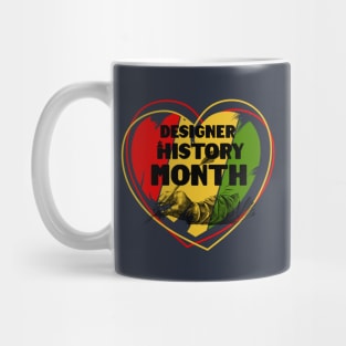 Designer Black History Month Love Mug